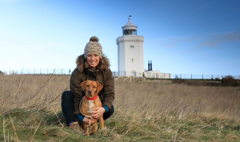 A coast for all …  paws on the prom! 